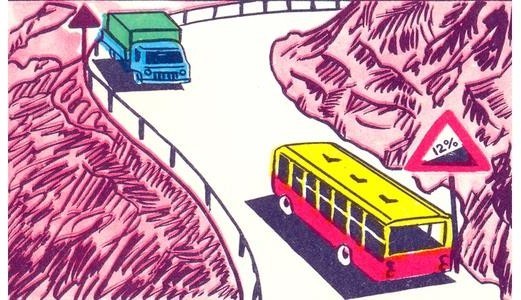 Водитель какого транспортного средства должен уступить дорогу?