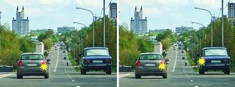 На каком рисунке водитель синего автомобиля имеет право на первоочередное движение по отношению к другим водителям?