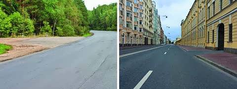 В каком рисунке изображен перекресток?