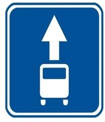 Is it allowed to enter the lane indicated by this sign when turning right?