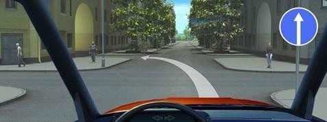 What does the road sign warn about