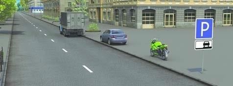 In which case is the length of the zone indicated for the U-turn?