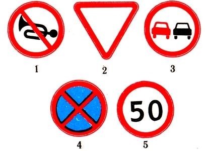 Which of the signs is called "Intersection with Bicycle Lane"?