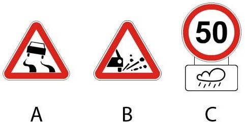 Which vehicle traffic is prohibited by this road sign?