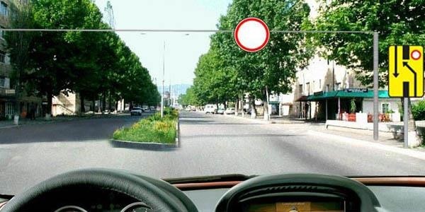 Which of these signs indicates that the obstacle may be bypassed on the right or left?