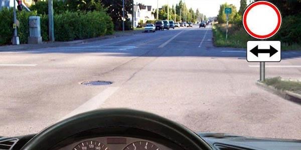 What do these road signs indicate?