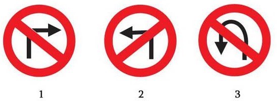 Which signs are only effective during the period when the road surface is wet?
