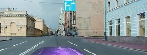 Which of the following road signs prohibits entry into the intersection area if there is a traffic jam ahead in the direction of travel, except when turning right or left?