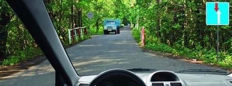 On which path is a U-turn allowed?