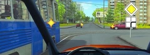 В данной ситуации Вы должны уступить дорогу:
