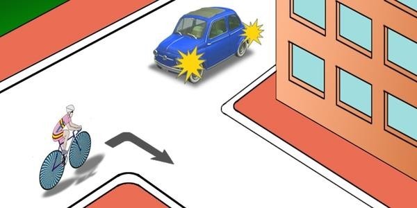 Водитель какого транспортного средства должен уступить дорогу
