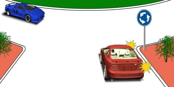 Красный автомобиль