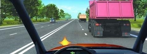 Is it allowed to continue driving in the occupied lane in this situation?