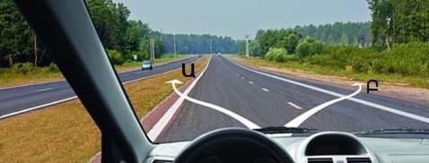 When is it allowed to cross the solid line marking?