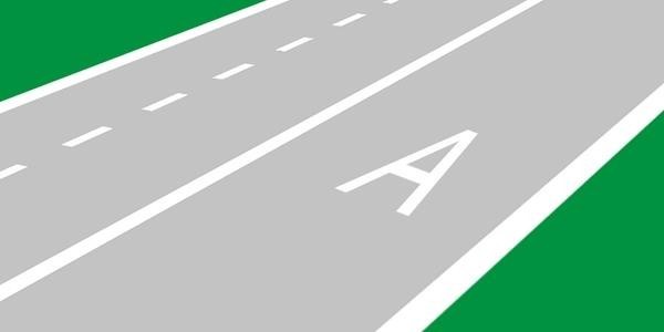 Which vehicles are allowed to drive in the right lane of the carriageway?