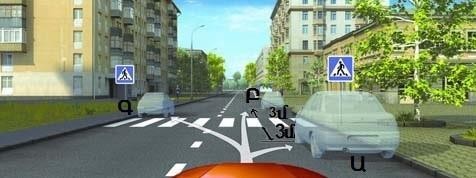 At which of the indicated places is stopping allowed?